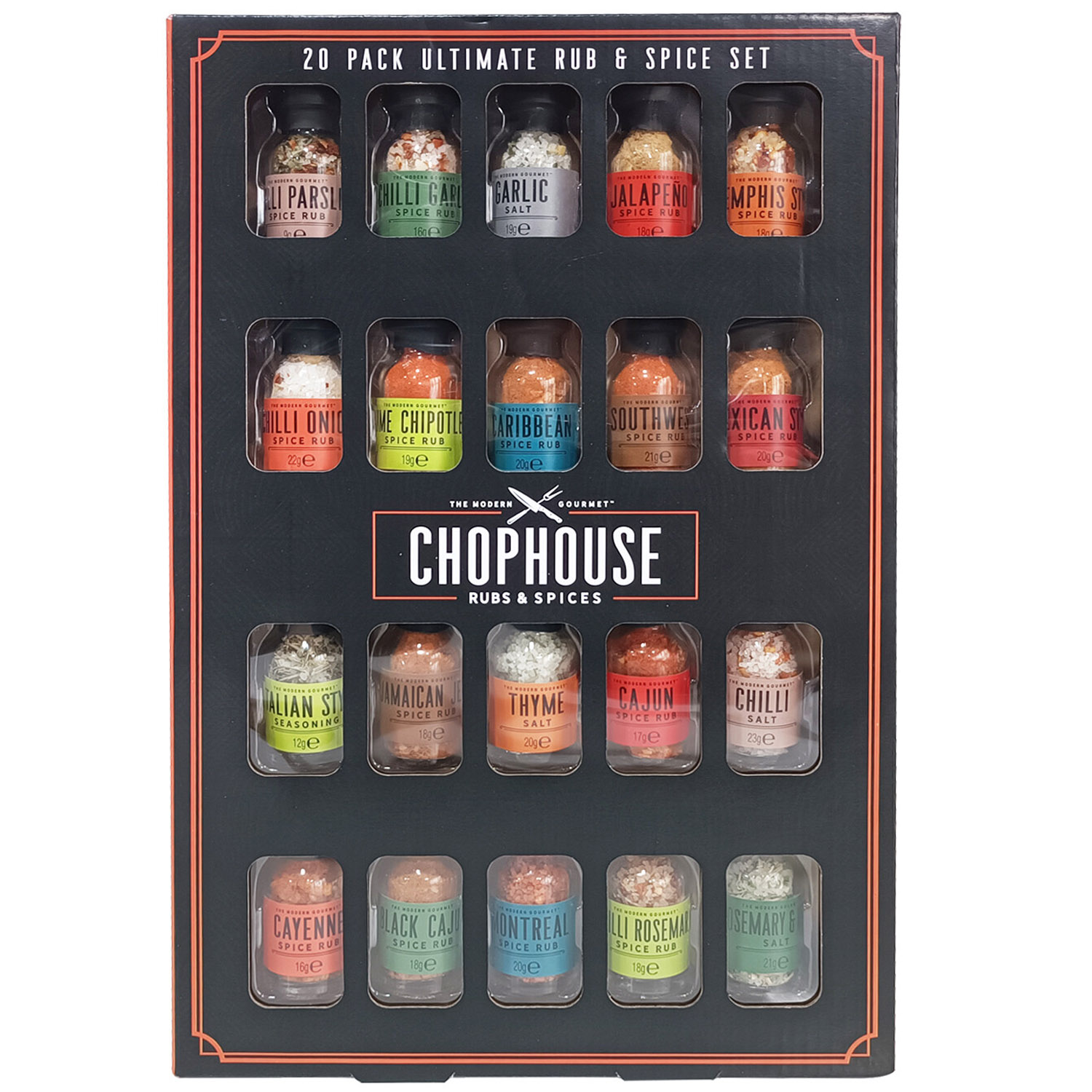 Chophouse Black Ultimate Rubs and Spices 20 Pack Image