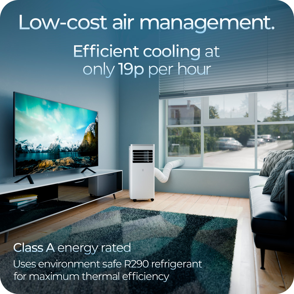 Avalla S-150 Portable 4-in-1 Air Conditioner; 2345W Industrial Class 8000BTU, 80m3 Coverage Image 5