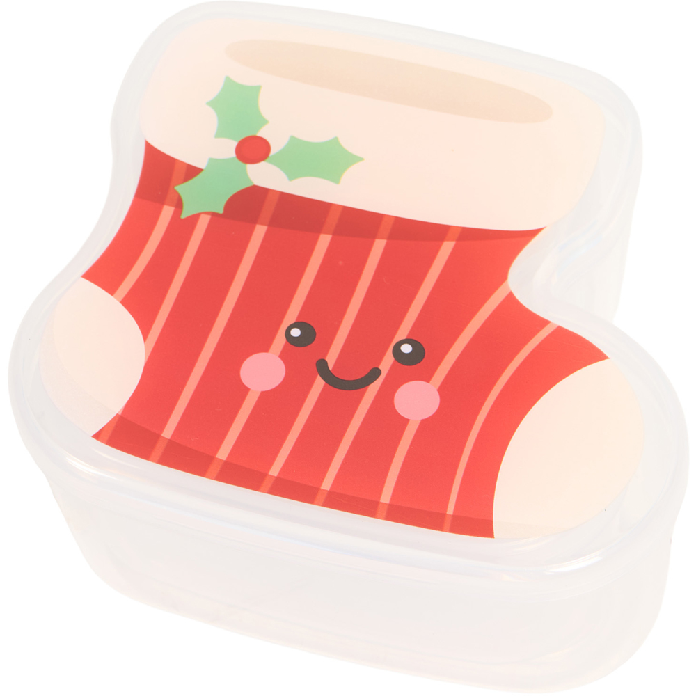 Pack of 4 Cute Christmas Nestable Lunchboxes Image 4