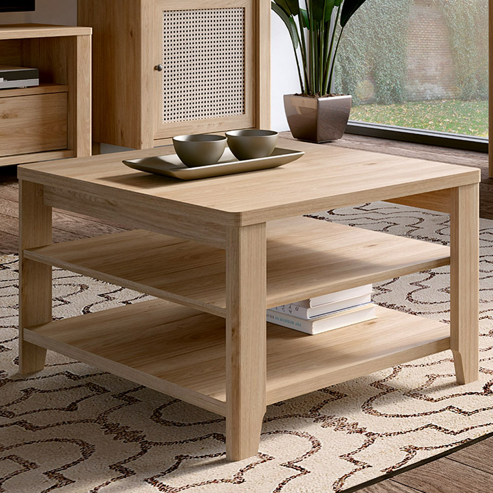 Florence Cestino Jackson Hickory Oak Coffee Table Image 1