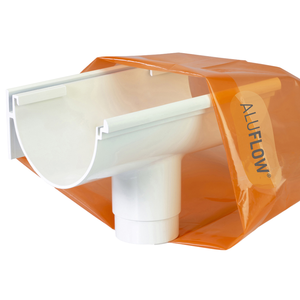 Aluflow White Gutter Deep Running Outlet Image 1