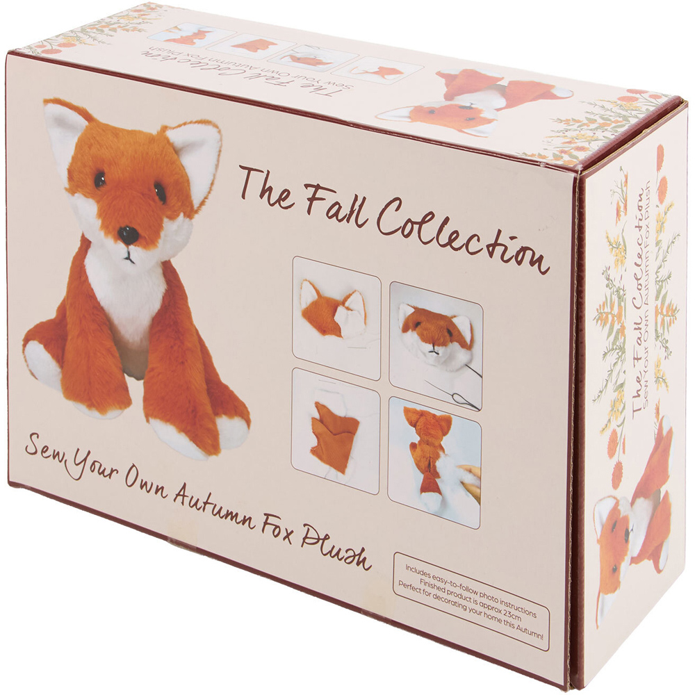 Sew Your Own Autumn Fox Plush Kit Image 2