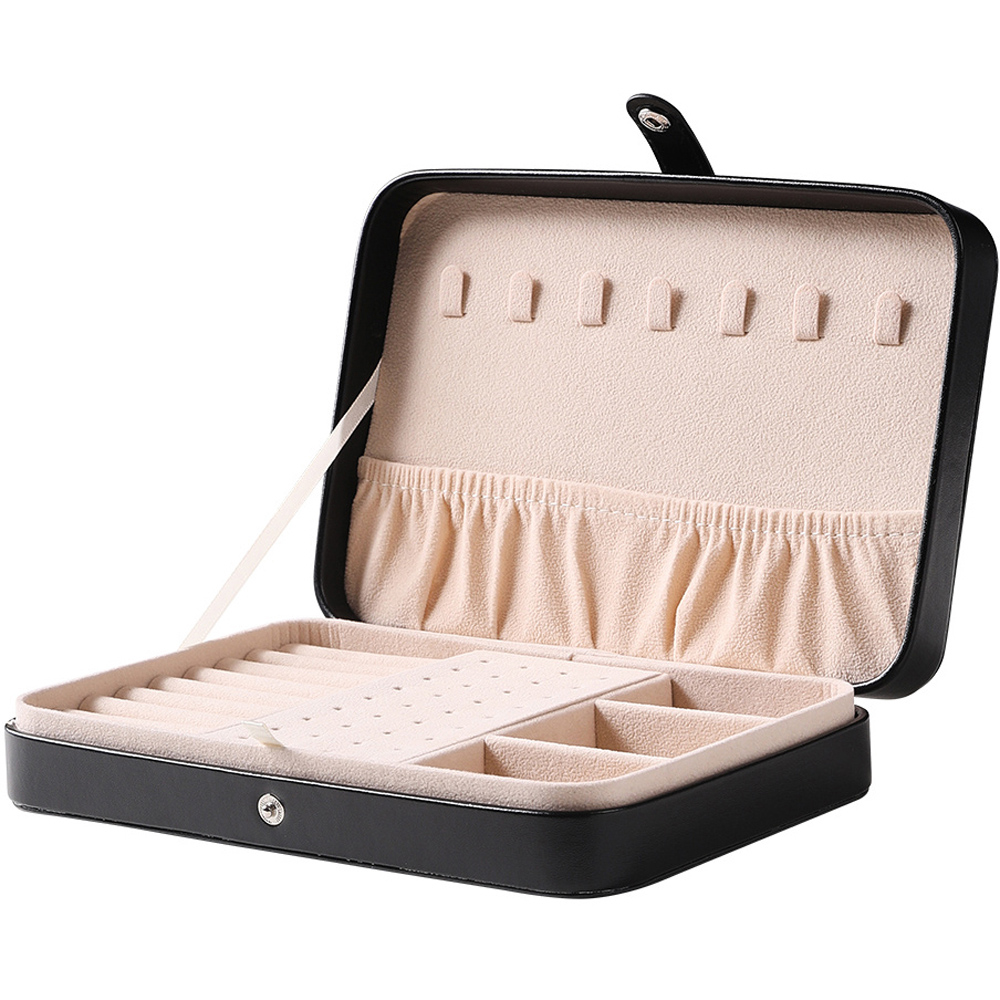 H&O Direct Black Travel Jewellery Box Image 2