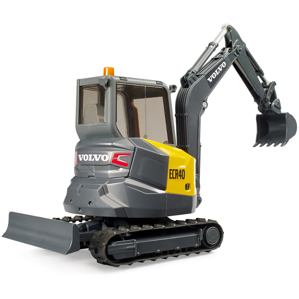 Bruder Kids Volvo ECR40 Excavator Playset Model Image 7