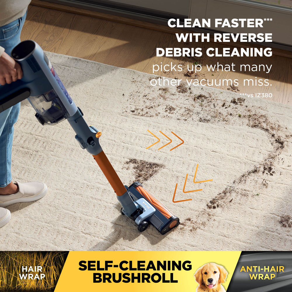 Shark Phoenix IA1241UKTDB Ice Blue Double Battery Cordless Pet Vacuum Cleaner Image 7