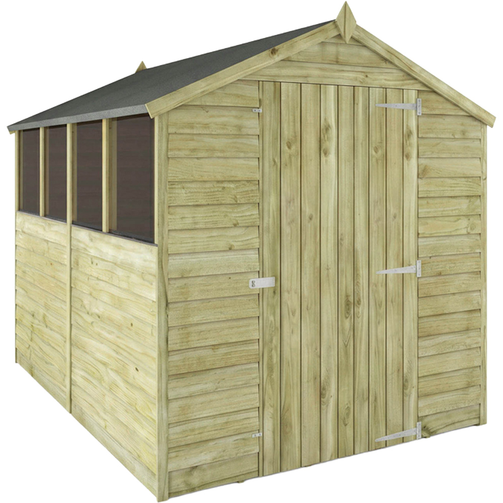 Mercia 8 x 6ft Overlap Apex Shed Image 3