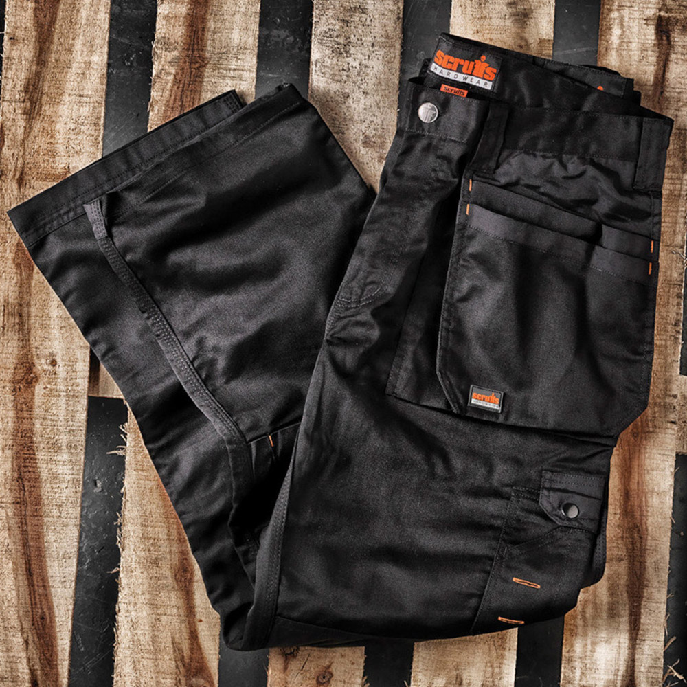 Scruffs Worker Plus Trouser 32S Black Image 2