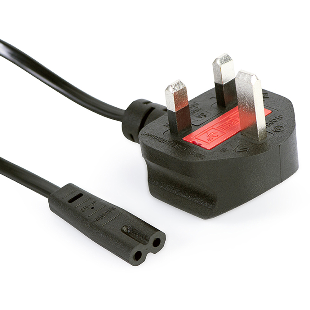 Cablexpert Black UK Figure 8 Power Cable 1.8m Image 2