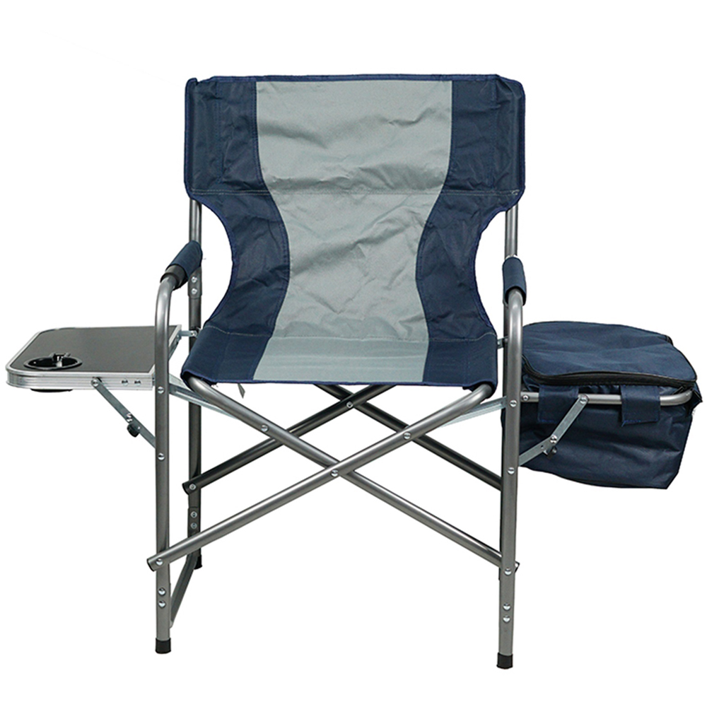 Gr8 Garden Folding Directors Camping Chair with Side Table and Cooler Bag Image 4