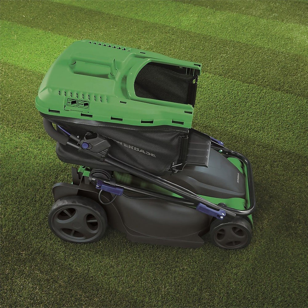 Powerbase 1800W 41cm Green Electric Lawn Mower Image 4