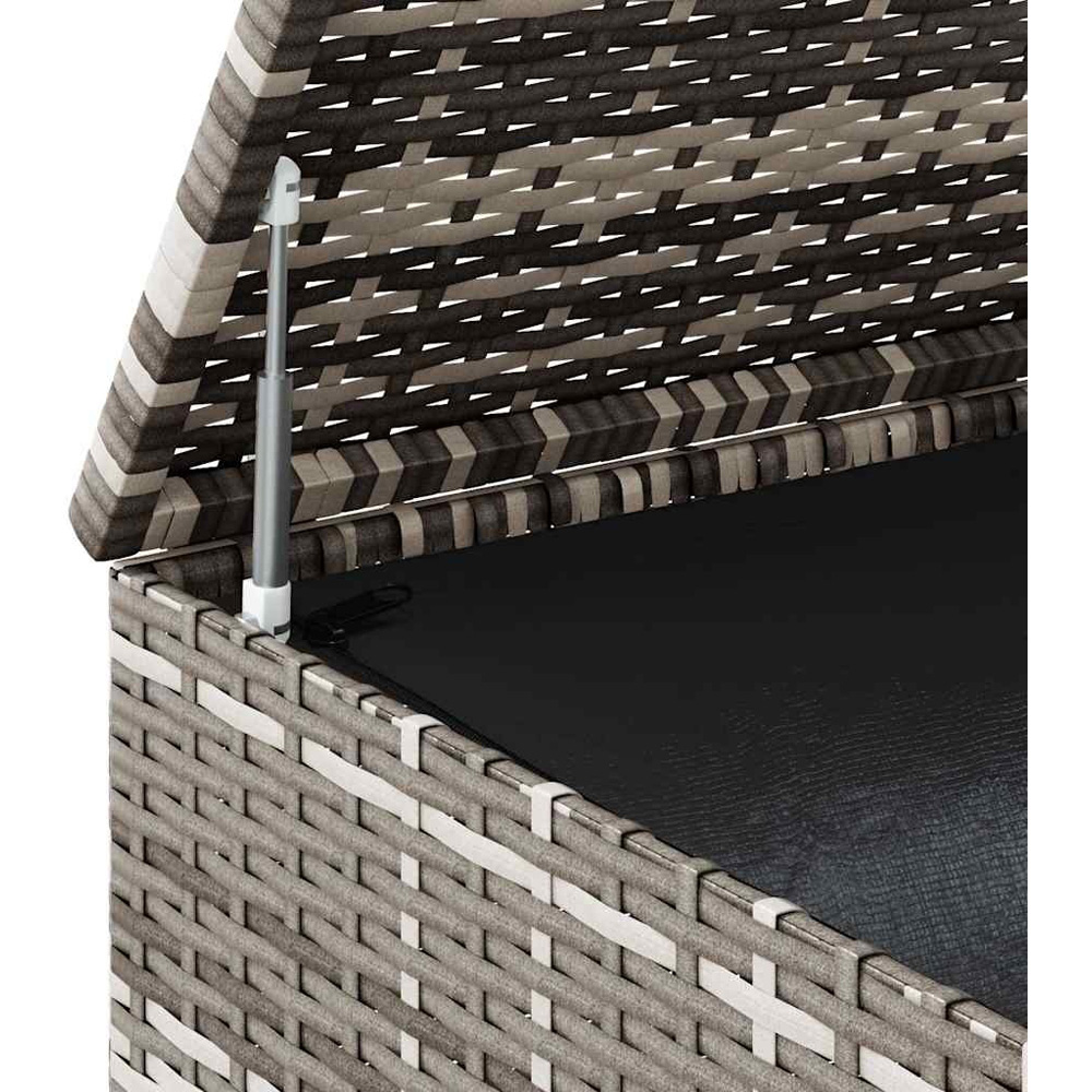 Walplus Grey PE Rattan Cushion Box 104 x 98 x 100cm Image 7