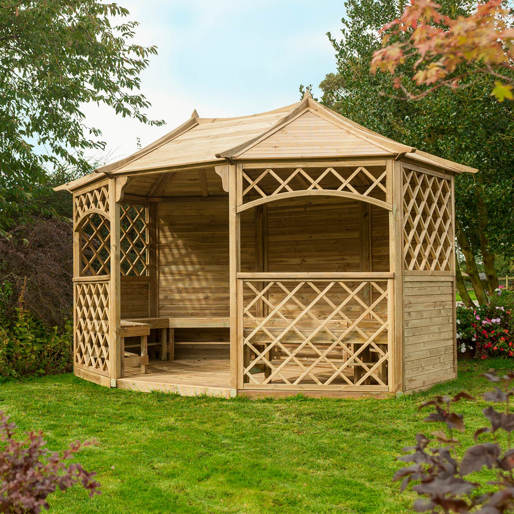 Rowlinson Sandringham Wooden Gazebo Image 3
