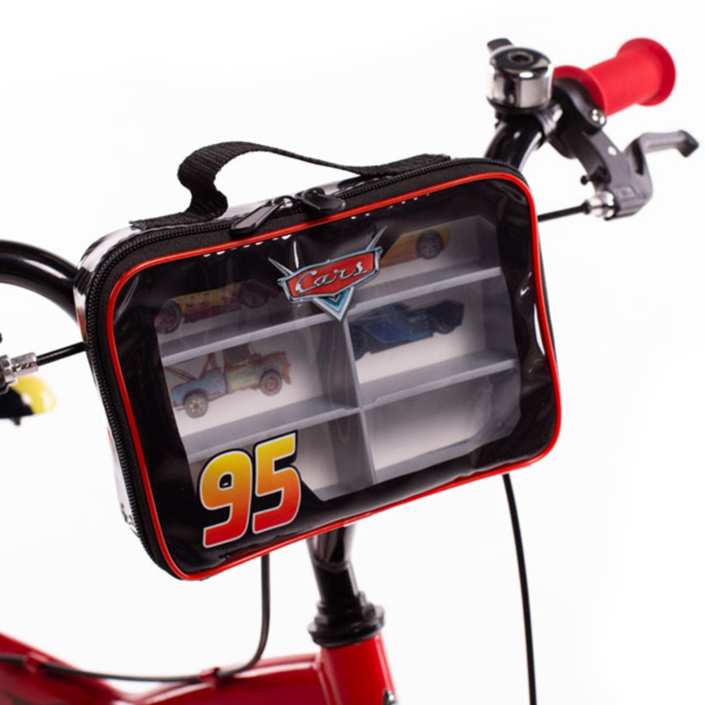 Huffy Disney 14 inch Red and Black Cars Children's Bike Image 3