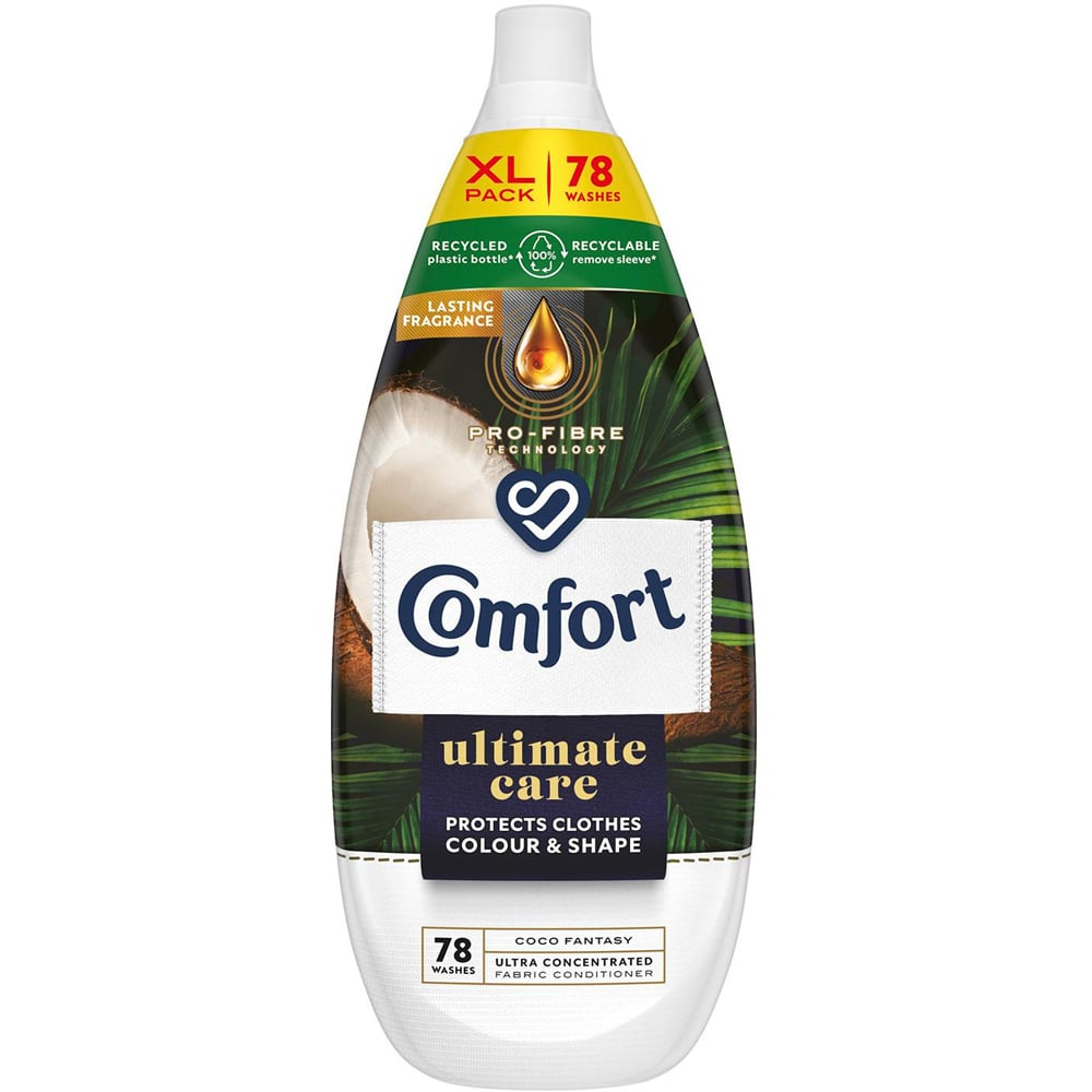 Comfort Ultimate Care Coco Fantasy Concentrated Fabric Conditioner 78 Washes 1.18L 4 Pack Image 2