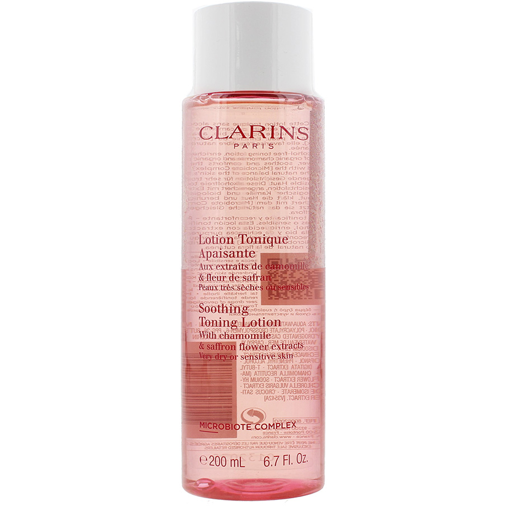 Clarins Very Dry to Sensitive Skin Soothing Toning Lotion 200ml Image 1
