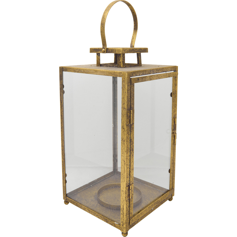 Antique Finish Lantern Gold Image 6