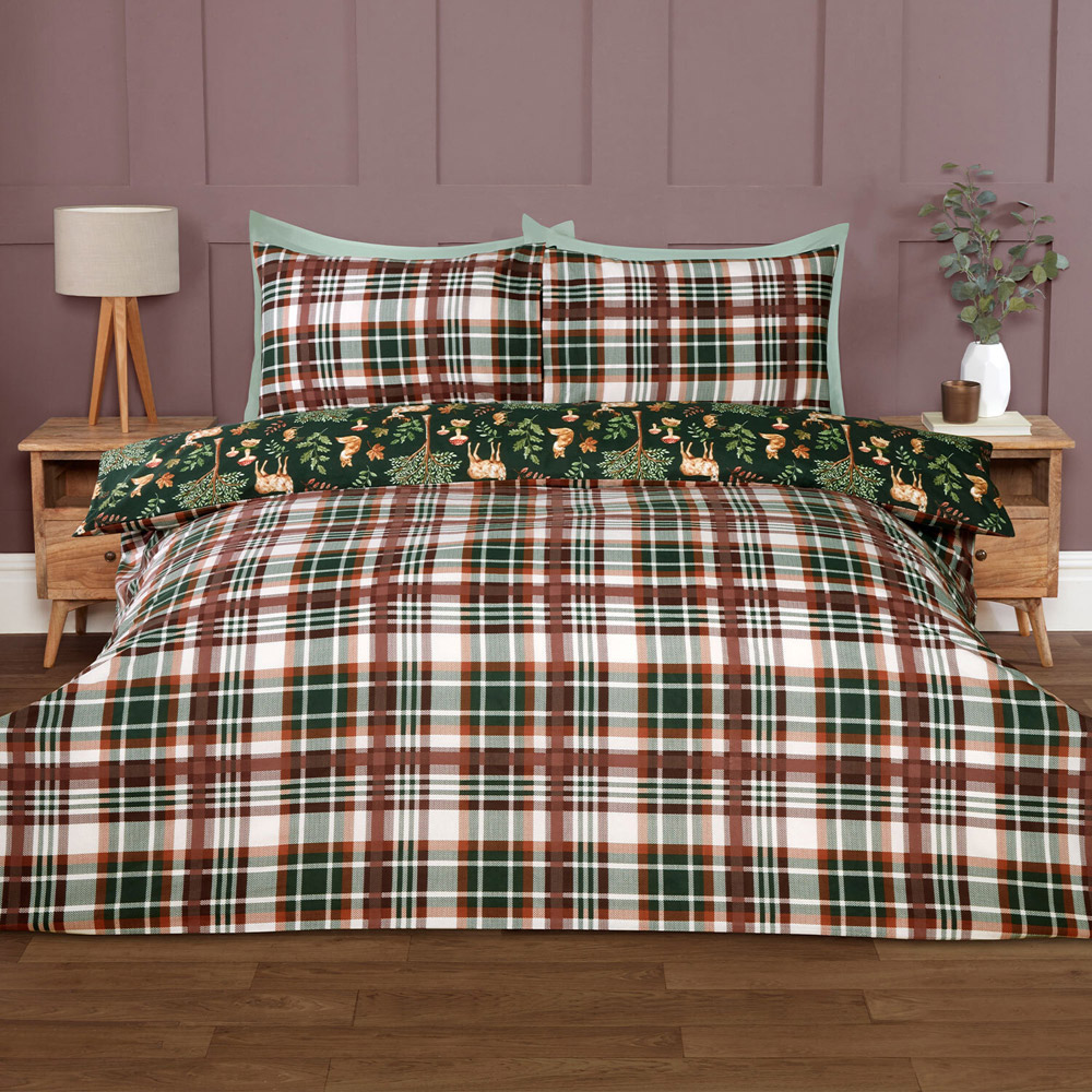 Kingswood Duvet Set Green King Image 2