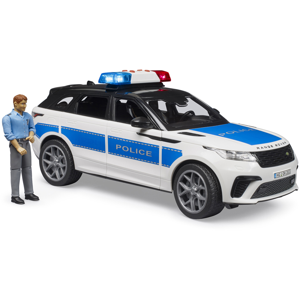 Bruder Kids Range Rover Velar Police with Policeman Playset Model Image 2
