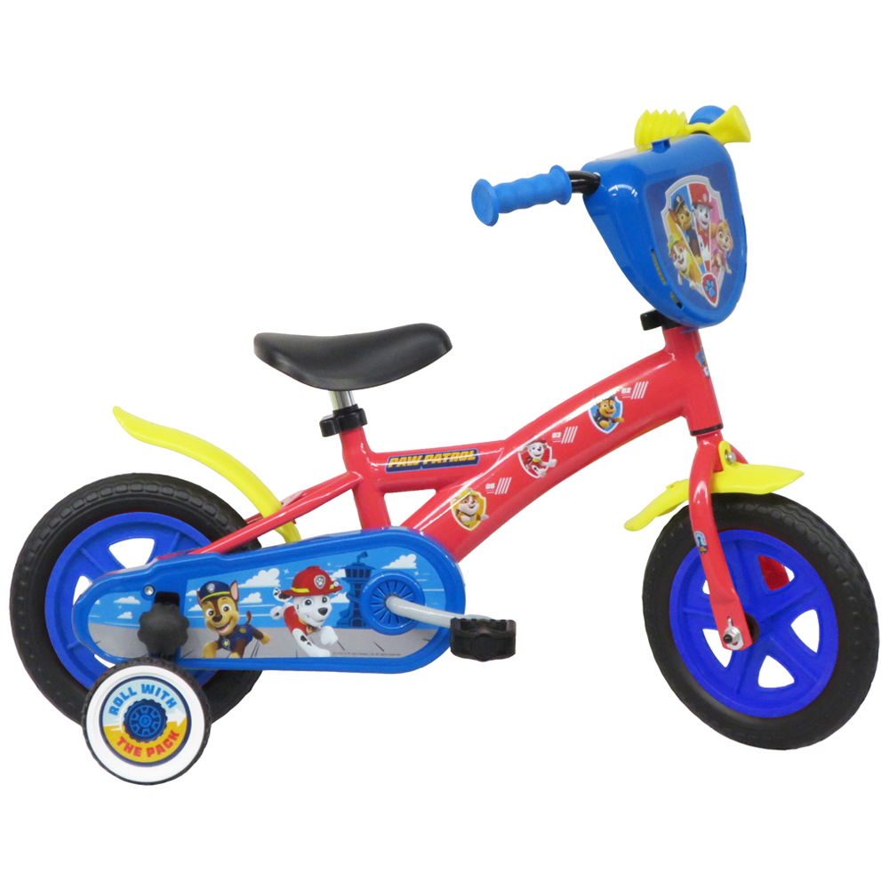 Denver Paramount Paw Patrol 10 inch Kids Bicycle with Stabilisers Image 1