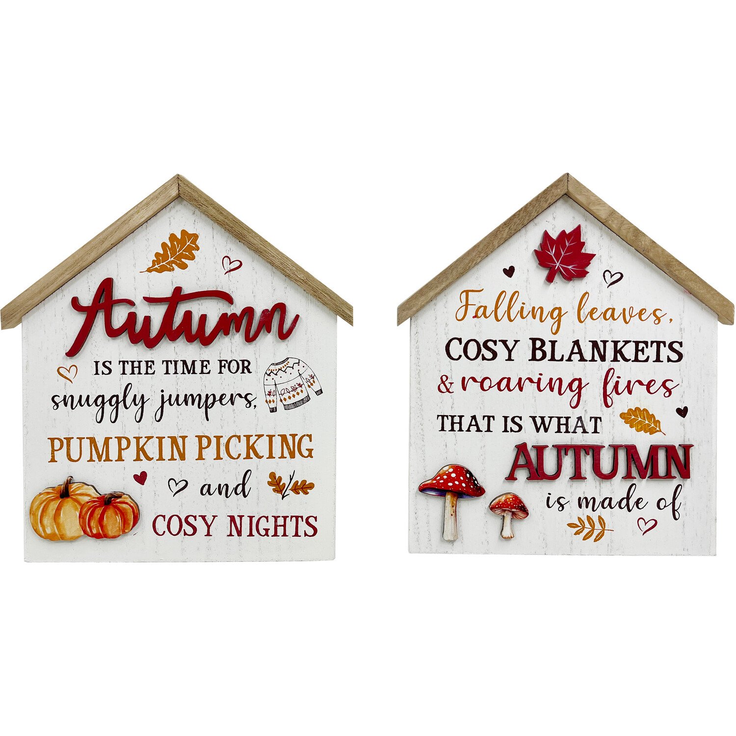 What Is Autumn Sentiment Sign - White Image 1