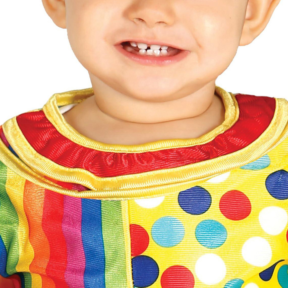 Fiestas Guirca Clown Toddler Multicolour Halloween Costume 12 to 18 Months Image 4