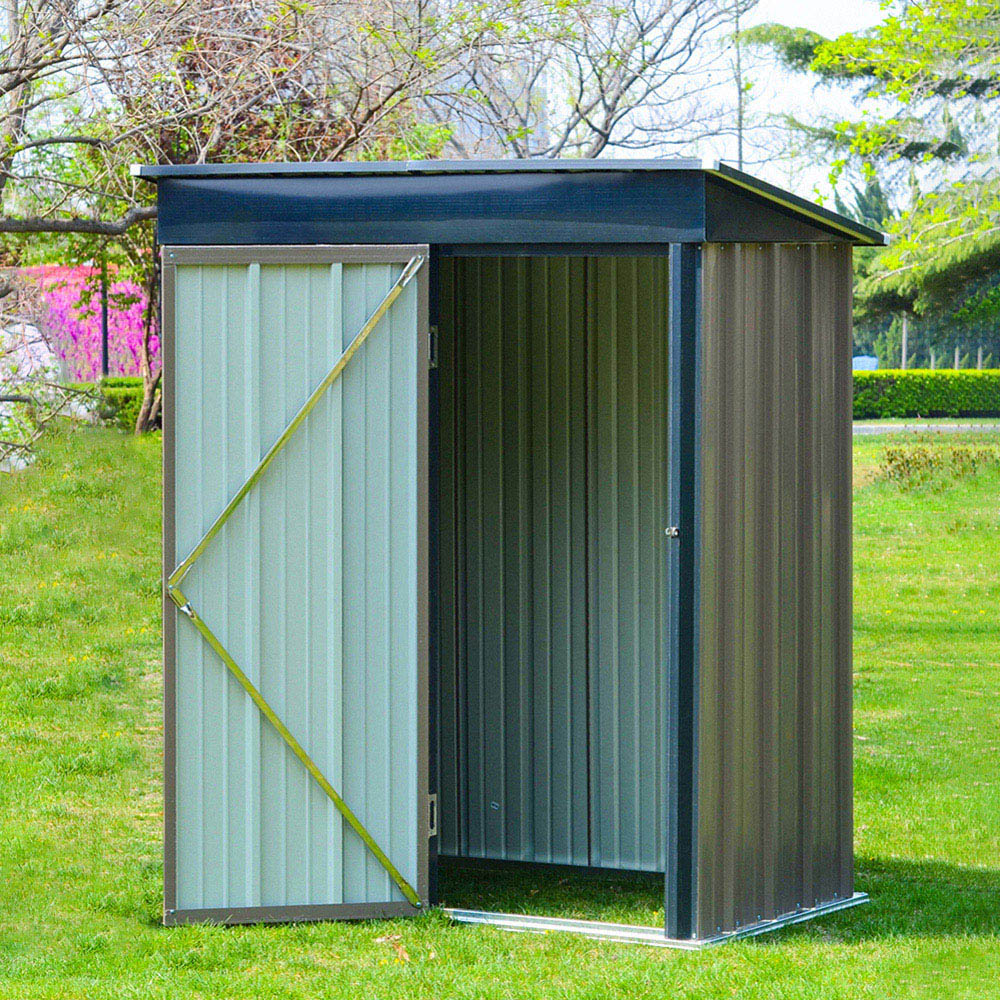 Living and Home 3 x 5ft Metal Storage Shed Image 4