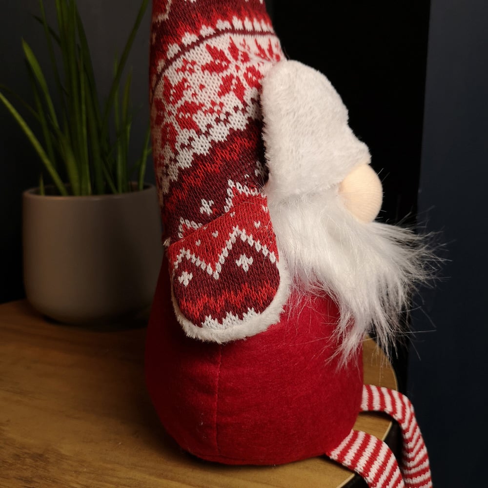 Samuel Alexander Red Plush Sitting Santa Gonk Christmas Decoration 96cm Image 5
