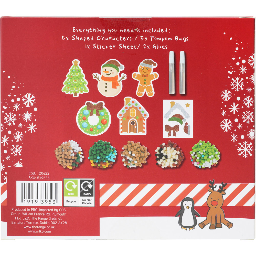 Christmas Pom Pom Art Kit Image 6