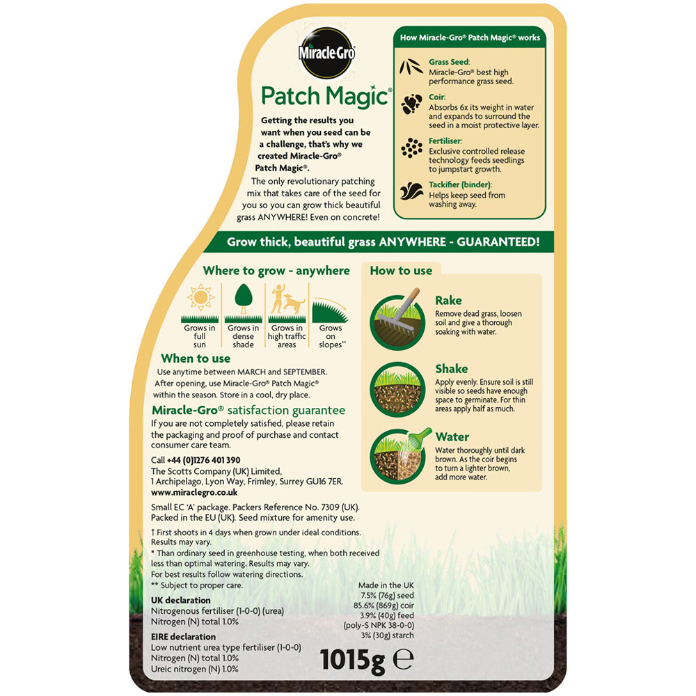 Miracle Gro Patch Magic Jug 1kg Image 2