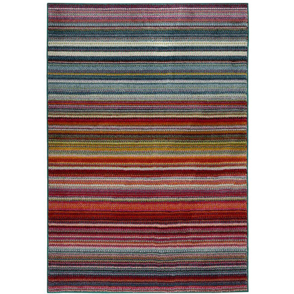 Homemaker New Villa Multicolour Stripe Rug 120 x 170cm Image 2