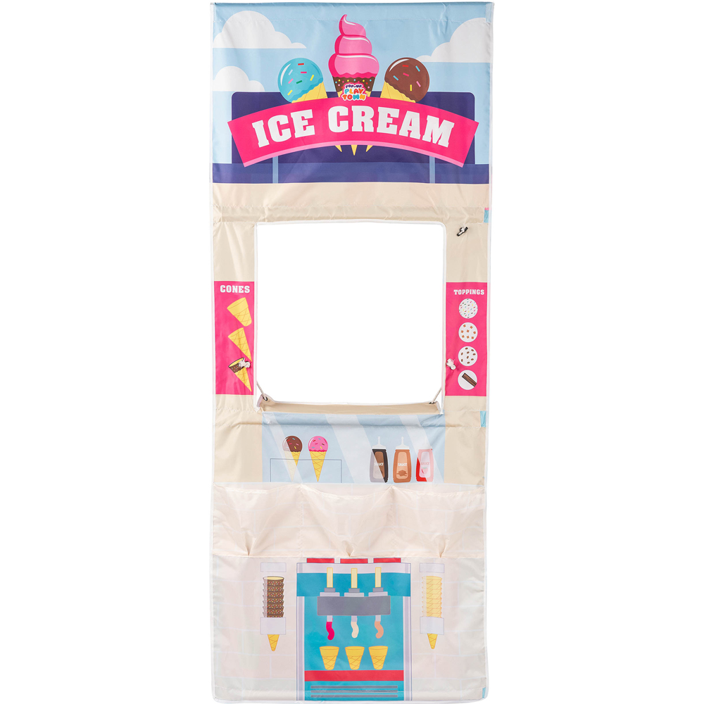 Toyrific Pop Up Playtown Ice Cream Shop Role Play Curtain Image 3