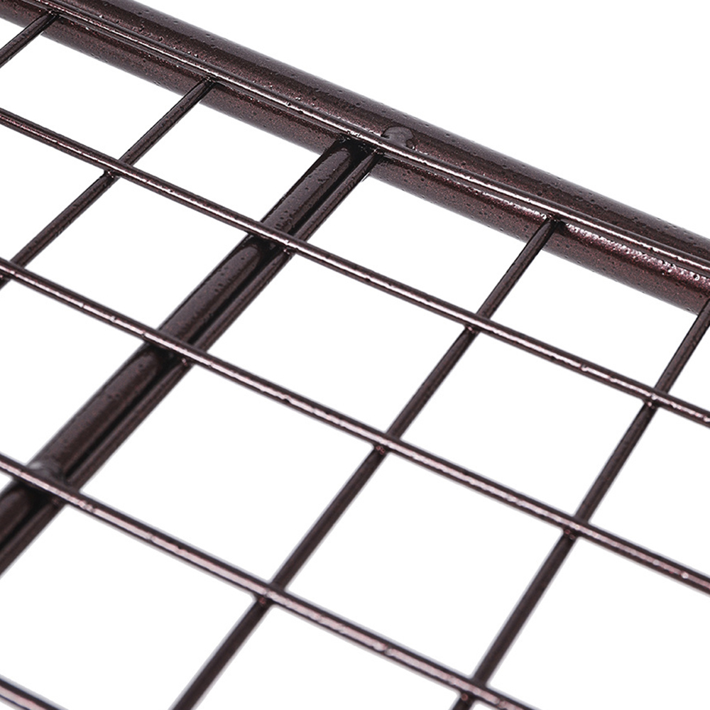 H&O Direct 5 Tier Black Clothes Rack with 2 Rods and 6 Shelves Image 4