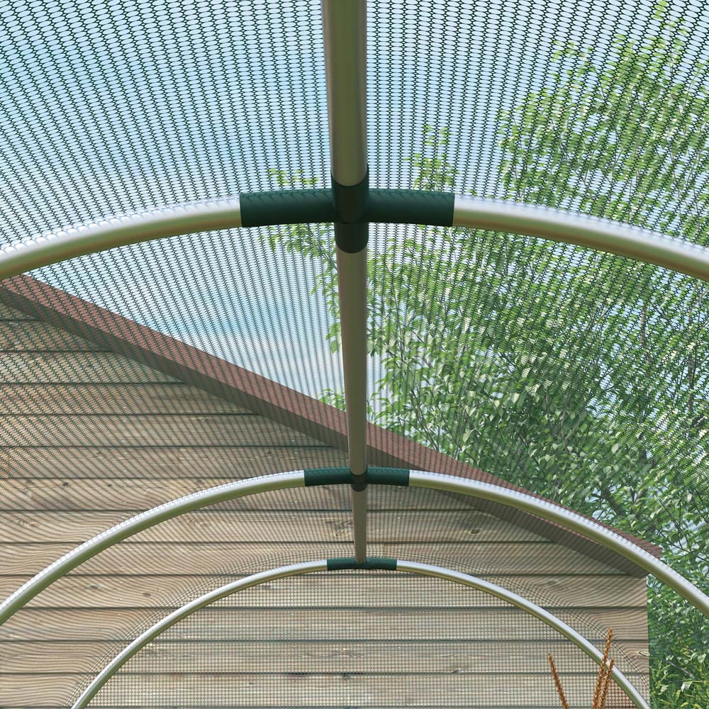 Outsunny Green Plant Protection Tent 6.1 x 3.9 x 11.8ft Image 3