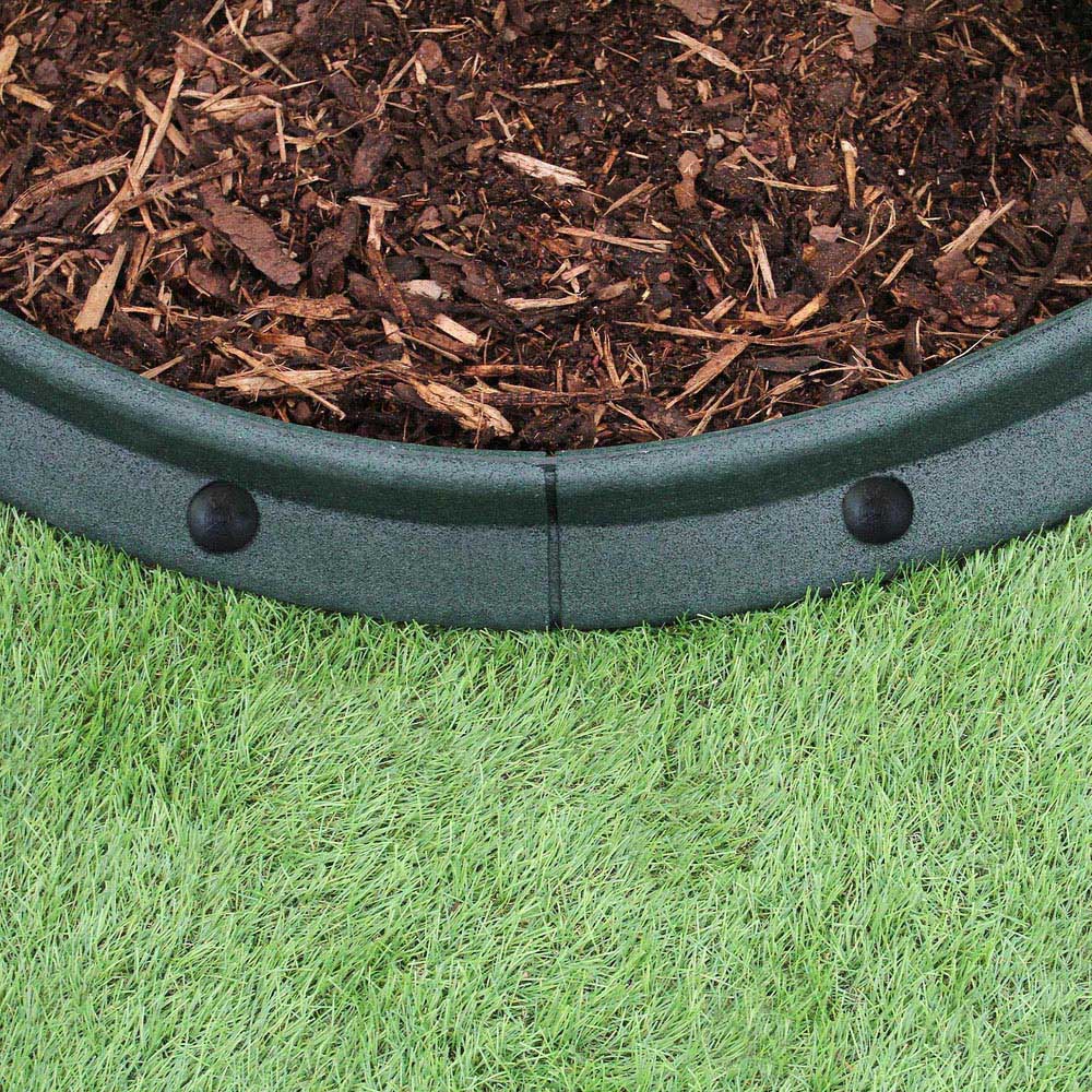 MonsterShop Green 4ft 28 Pack Flexible Lawn Edging Image 5