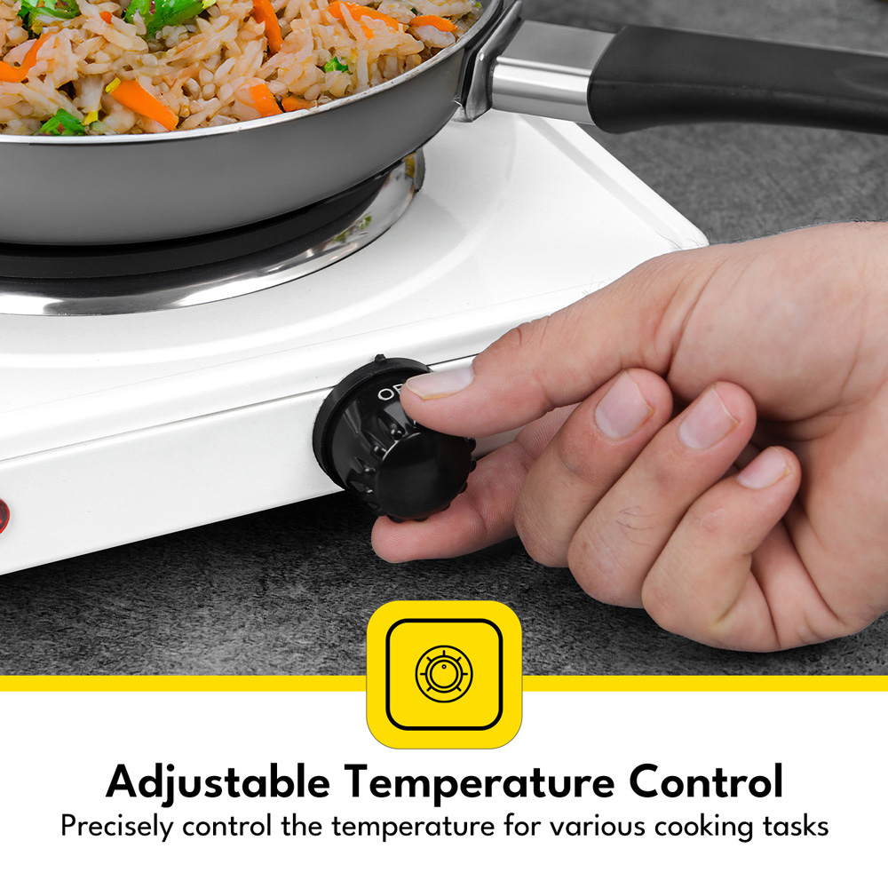 Krypton Single Table Top Cooking Hot Plate 1000W Image 6