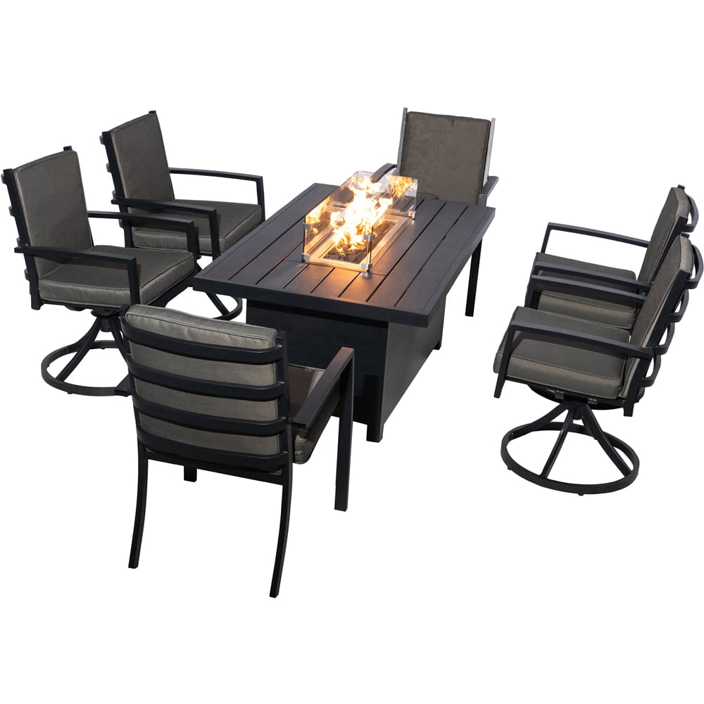 Furniture One 6 Seater Aluminium Garden Dining Set Image 4