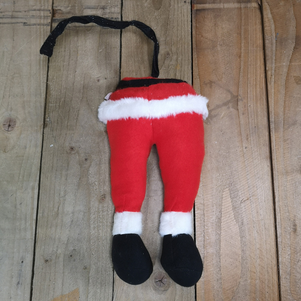 Samuel Alexander Stick Out Santa Legs Christmas Tree Decoration 35cm Image 5