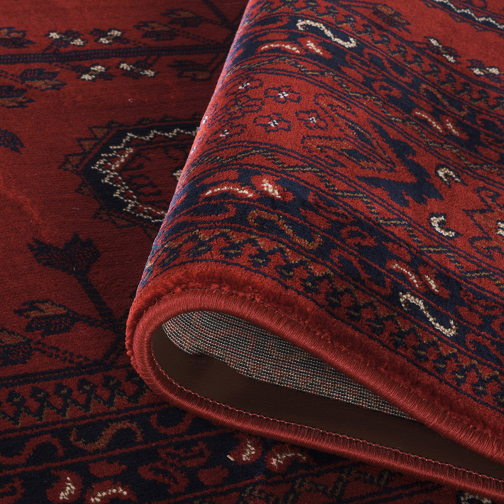 Desire Rugs Yasmin Red Traditional Bukhara Oriental Style Rug 120 x 170cm Image 3