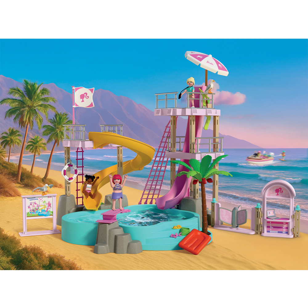 Playmobil x Barbie Waterpark Playset Image 5