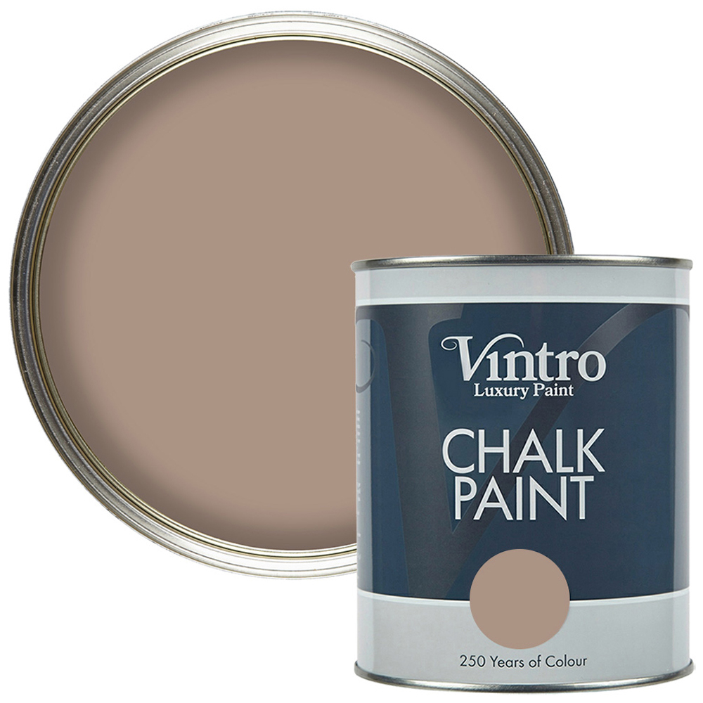 Vintro Paint Cafe Au Lait Matt Finish Chalk Paint 1L Image 1