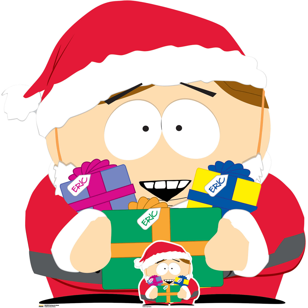 Star Cutouts South Park Cartman as Santa Cardboard Cutout Image 1