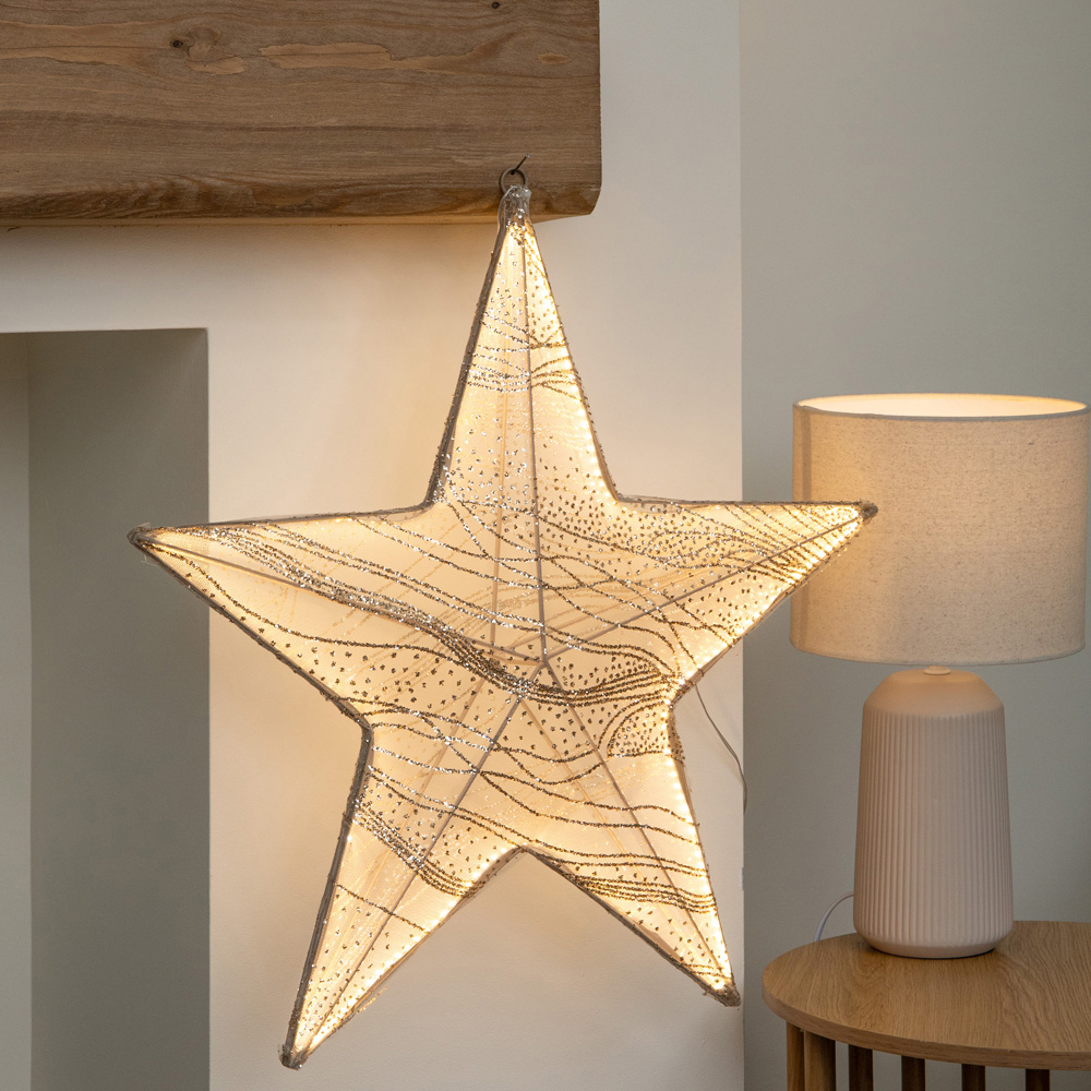 Samuel Alexander Aura 248 Warm White LED Light-Up Christmas Star 58cm Image 8