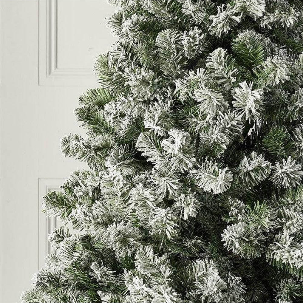 Samuel Alexander Snowy Imperial Pine White Green Fir Artificial Christmas Tree 5ft Image 4