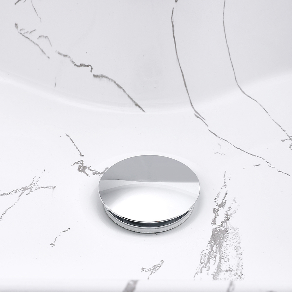 H&O Direct Rectangular Marble Effect Vessel Sink Image 3