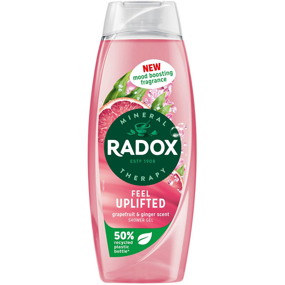 Radox Feel Uplifted Grapefruit and Ginger Scent Shower Gel 450ml 6 Pack Image 3