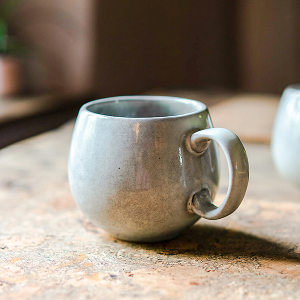 Cooks Professional Grey Nordic Stoneware Mugs 4 Pack Image 2