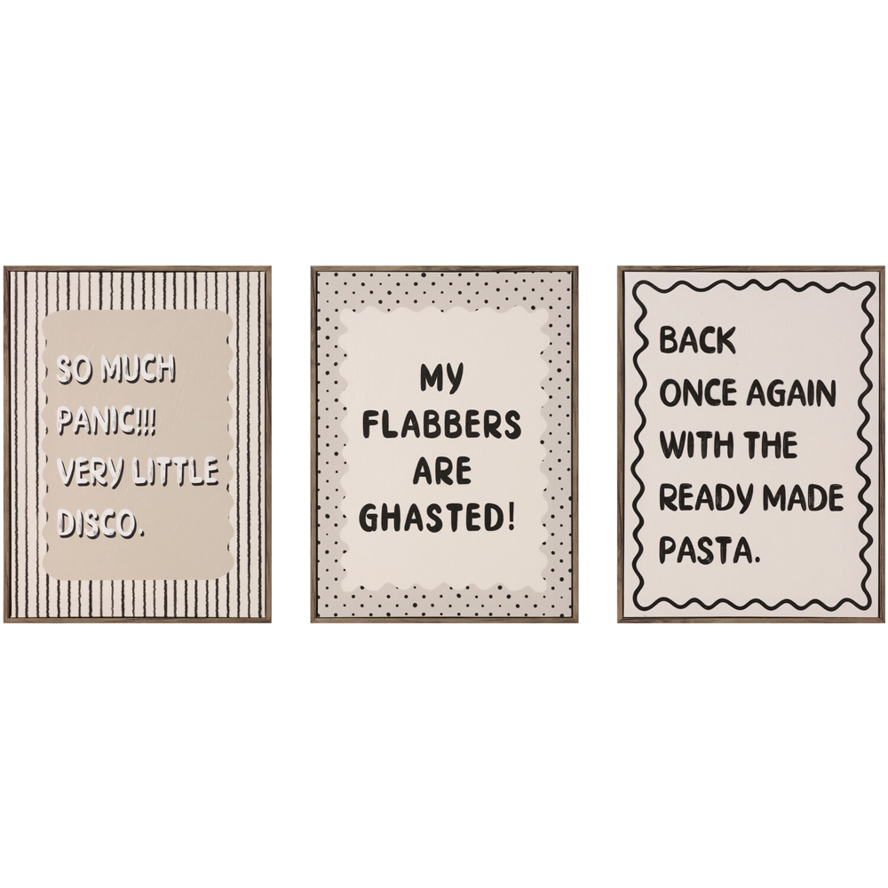 Amusing Slogan Printed Canvas Image 3