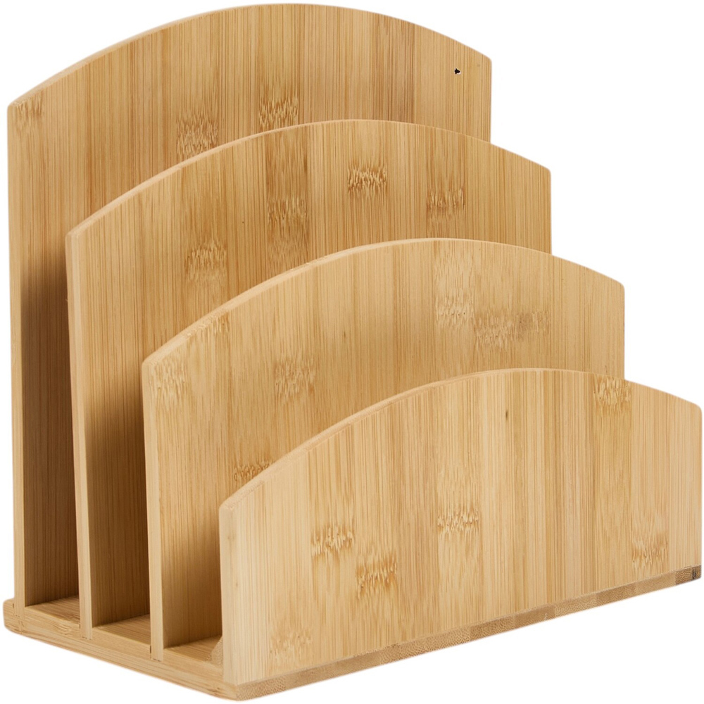 Bamboo Letter Holder Natural Image 4