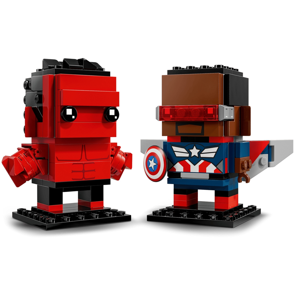 LEGO BrickHeadz 40668 Captain America and Red Hulk Building Set 202 Piece Image 3