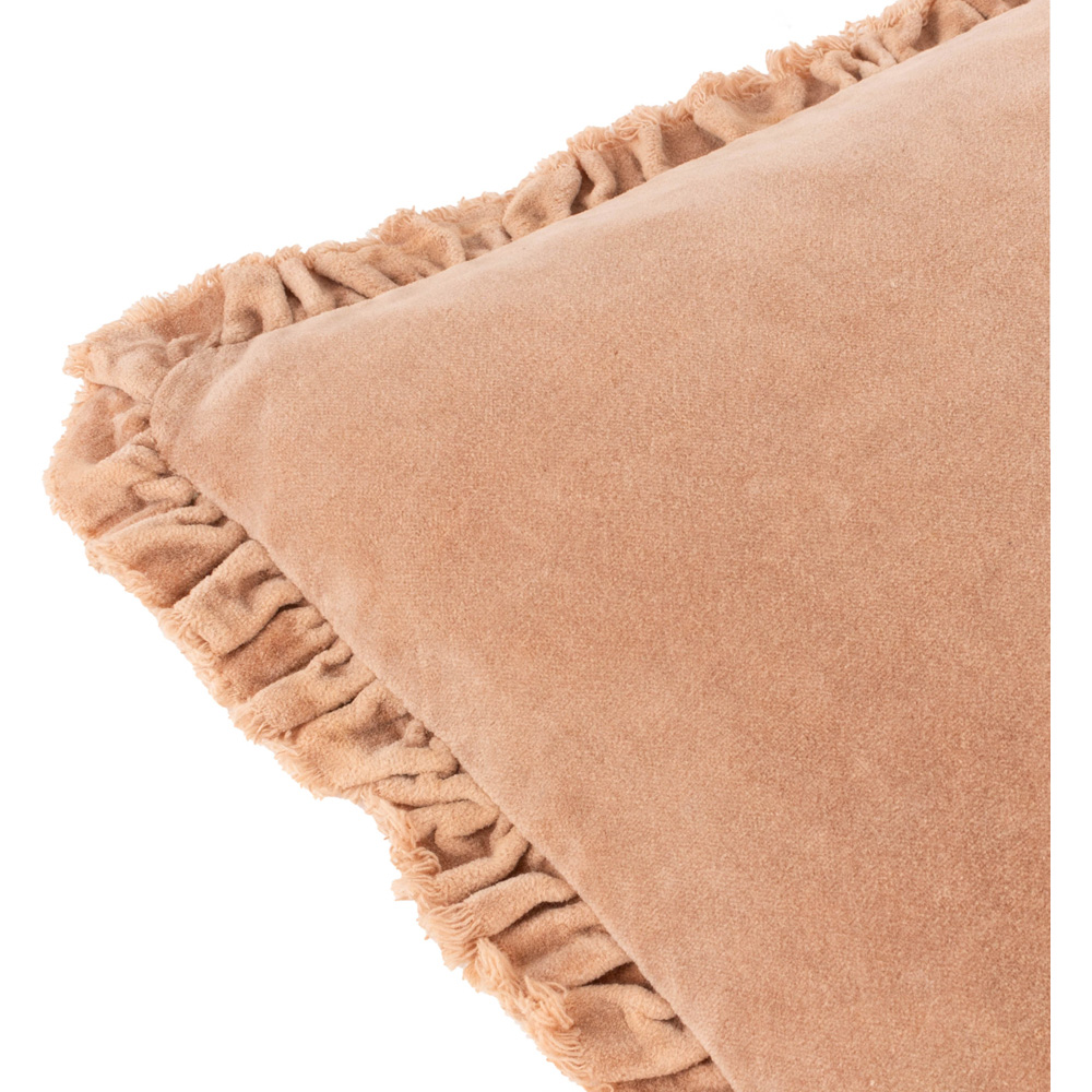 Yard Bertie Cotton Cashew Velvet Cushion 45 x 45cm Image 5